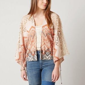 NWOT Miss Me Woven Cardigan